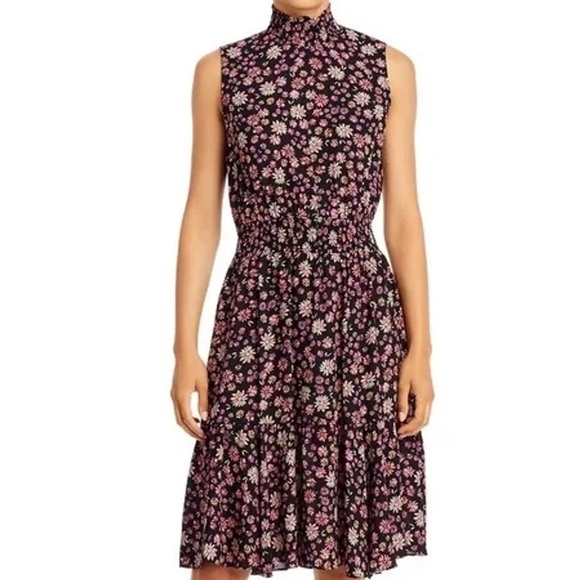 Nanette By Nanette Lepore Floral Smocked Midi Dress - Picture 1 of 11